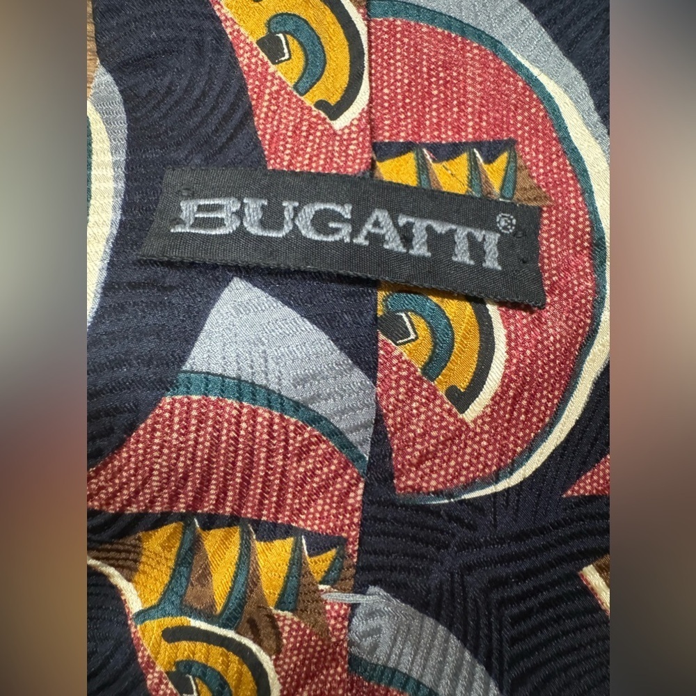 Bugatti vintage Men’s Tie - Picture 2 of 2